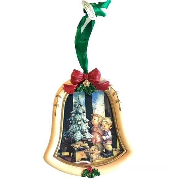 Hummel Christmas Ornament Wonder Of Christmas Danbury Mint Bell Shape Collectors - Picture 1 of 8